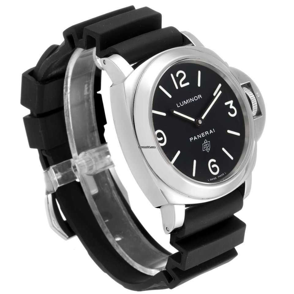 Panerai Luminor Base Logo Mens watch Unisex Manual winding Steel PAM00000 Replica 4