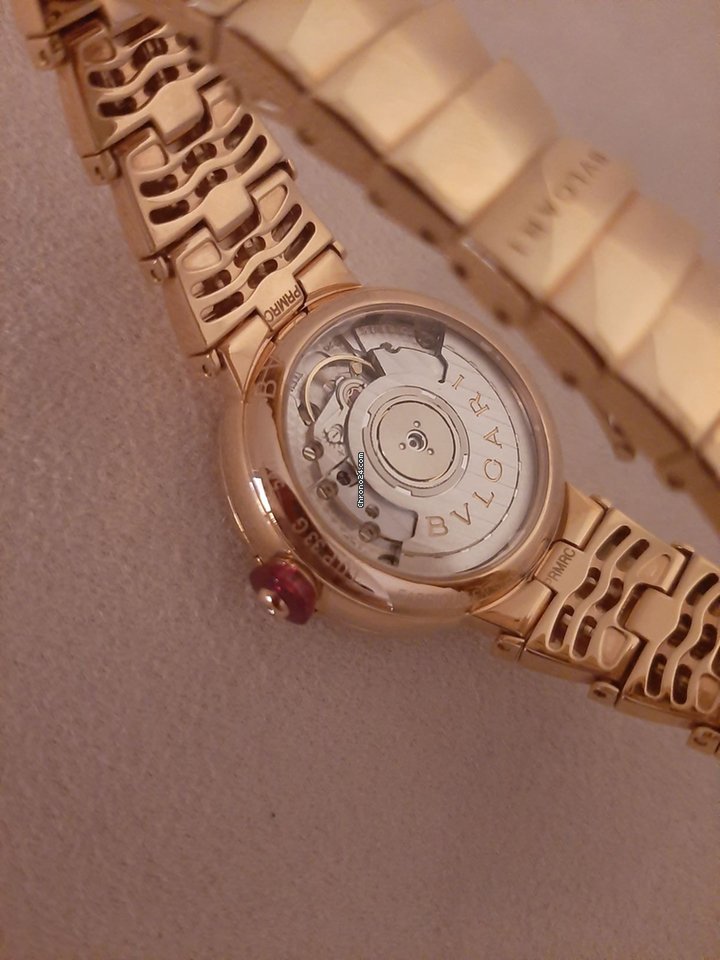 IMG_9081 Bulgari Lucea Womens watch Automatic Rose gold 102353 Replica 4