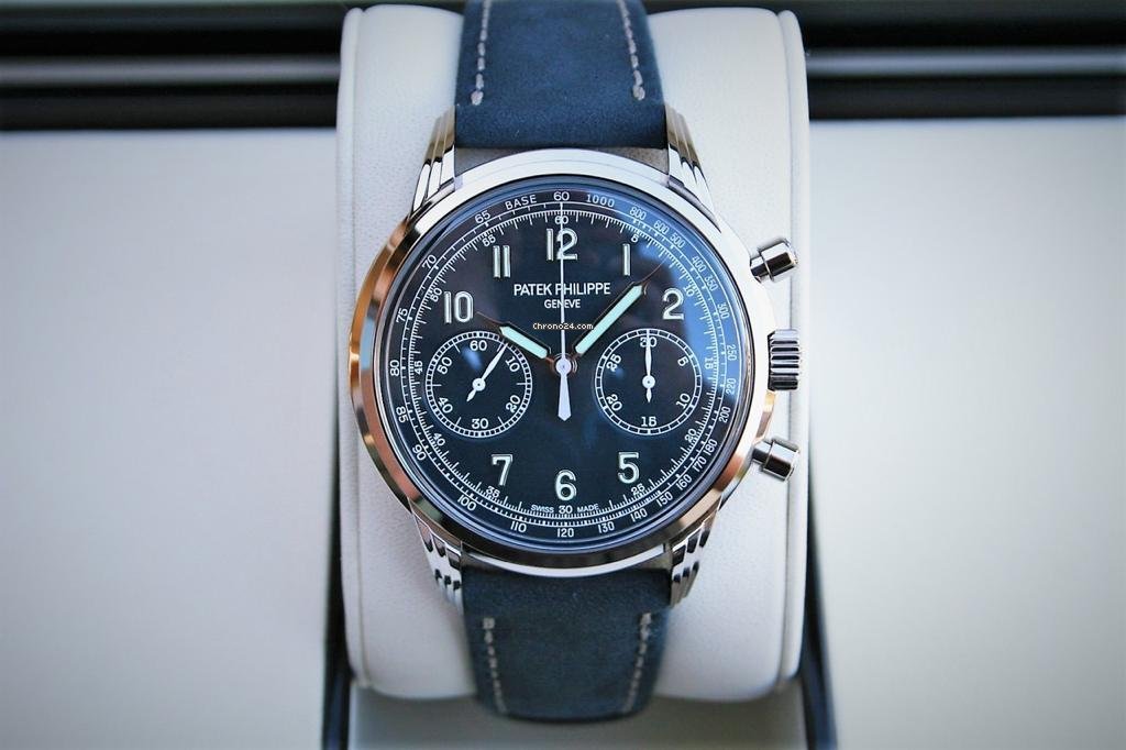 IMG_9081 Patek Philippe Chronograph Mens watch Unisex Manual winding White gold 5172G Replica 4