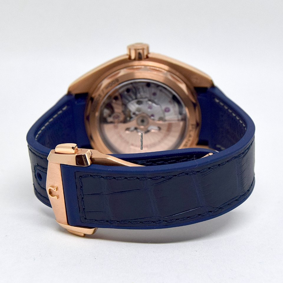 Omega Seamaster Planet Ocean Mens watch Unisex Automatic Rose gold 215.63.44.21.03.001 Replica 4