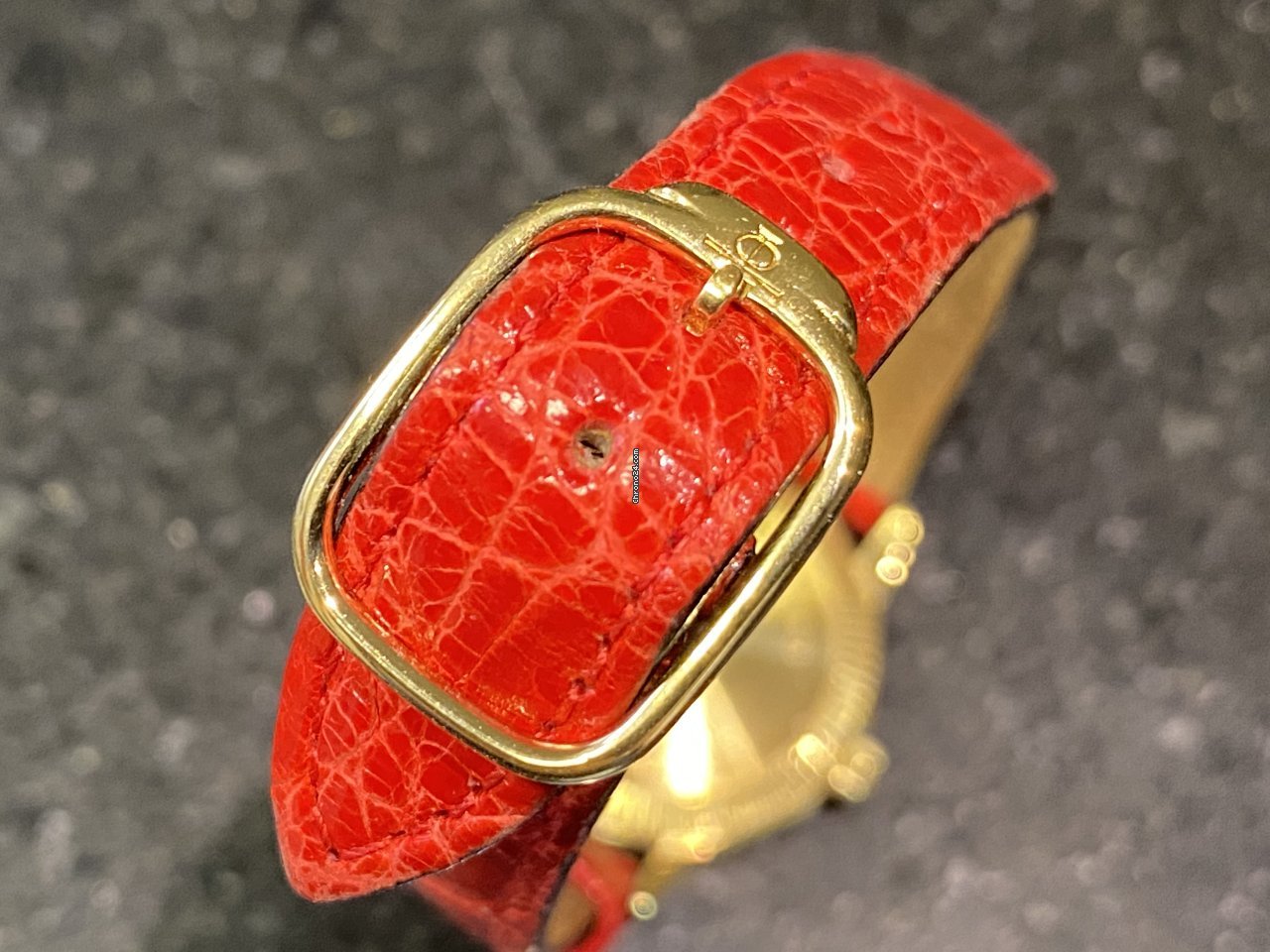 Baume & Mercier Riviera Mens watch Unisex Quartz Yellow gold 87012.1 Replica 4