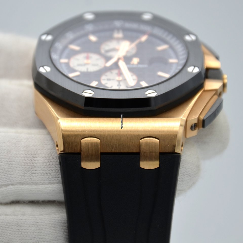 Audemars Piguet Royal Oak Offshore Chronograph Mens watch Unisex Automatic Rose gold 26401RO.OO.A002.CA.01 Replica 4