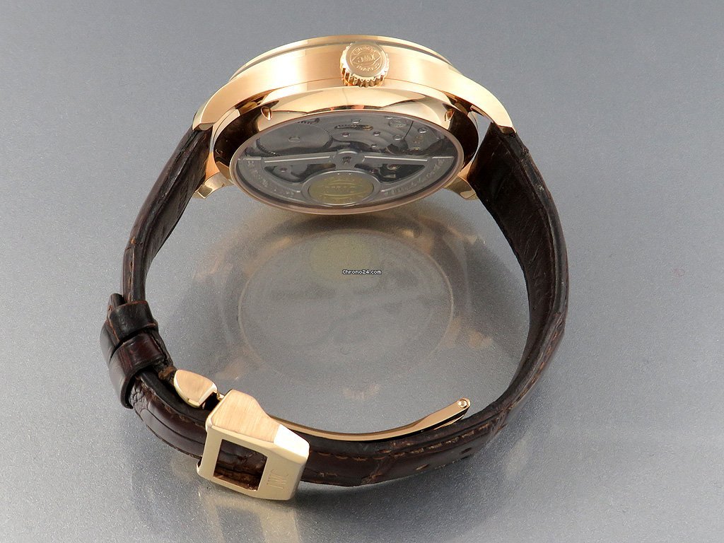 IMG_9081 IWC Portuguese Perpetual Calendar Mens watch Unisex Automatic Rose gold IW502122 Replica 4