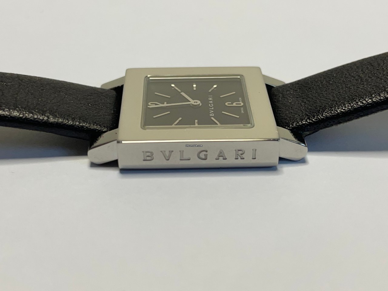 IMG_9081 Bulgari Quadrato Womens watch Quartz Steel SQ22SL Replica 4