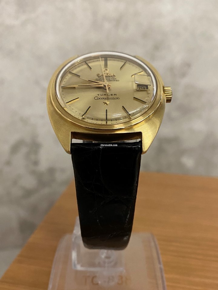 IMG_9081 Omega Constellation Mens watch Unisex Automatic Yellow gold 168.009 Replica 4