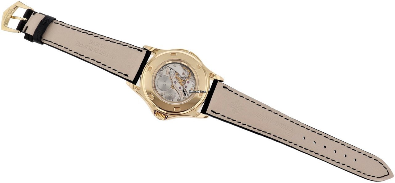 IMG_9081 Patek Philippe Travel Time Mens watch Unisex Manual winding Yellow gold 5134J-001 Replica 4