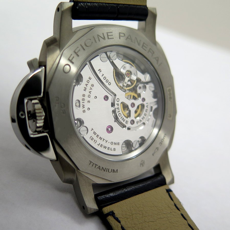 IMG_9081 Panerai Luminor Due Mens watch Unisex Manual winding Titanium PAM 00728 Replica 4