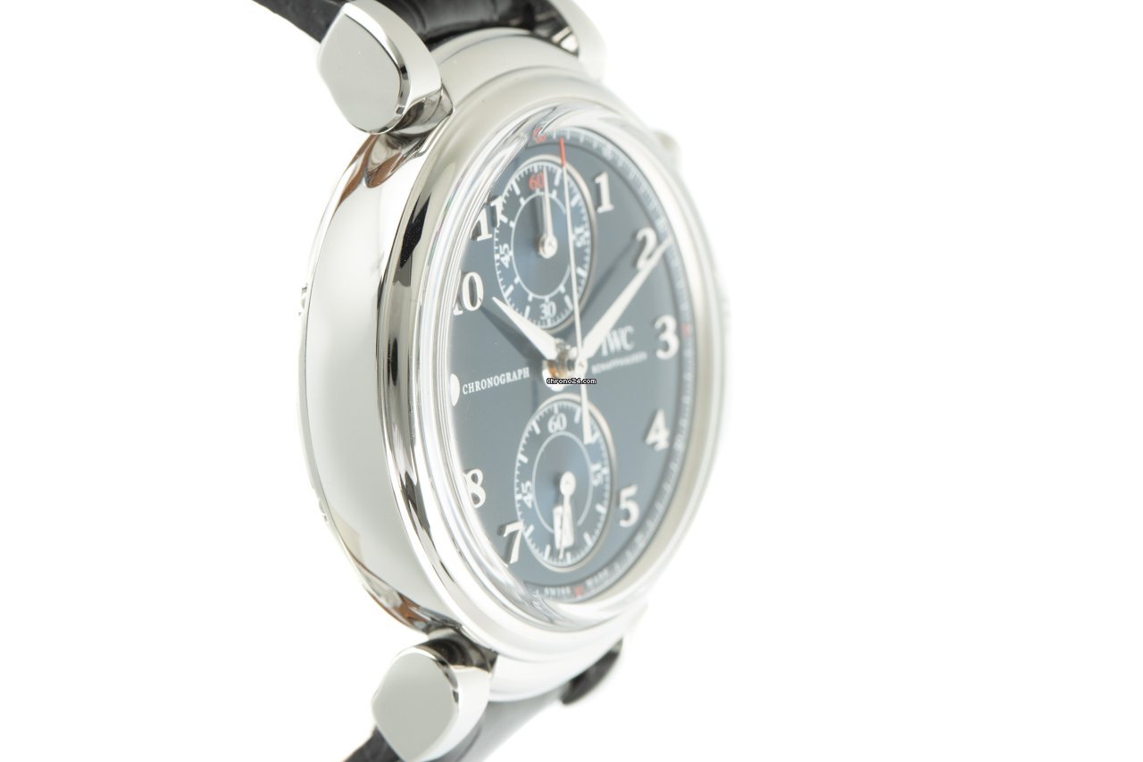 IWC Da Vinci Chronograph Mens watch Unisex Automatic Steel 3934-02 Replica 4