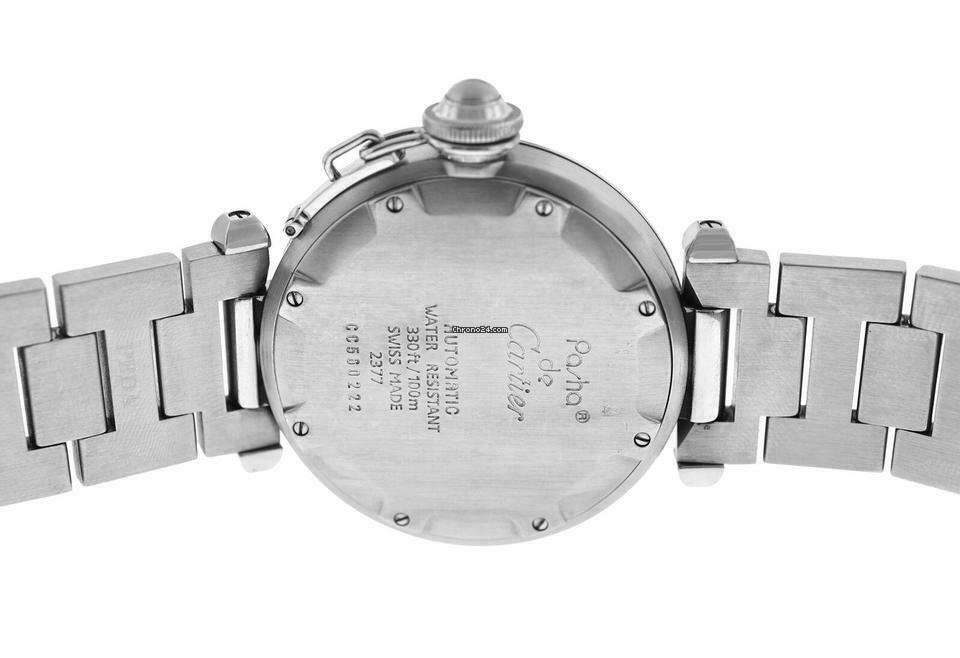 IMG_9081 Cartier Pasha C Mens watch Unisex Automatic Steel 2377 W31029M7 Replica 4