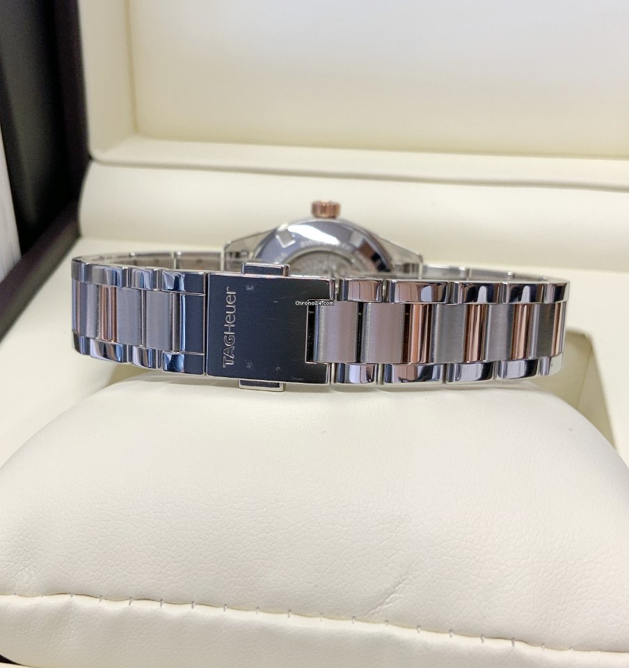 IMG_9081 TAG Heuer Carrera Lady Womens watch Automatic Gold Steel WAR2452.BD0777 Replica 4