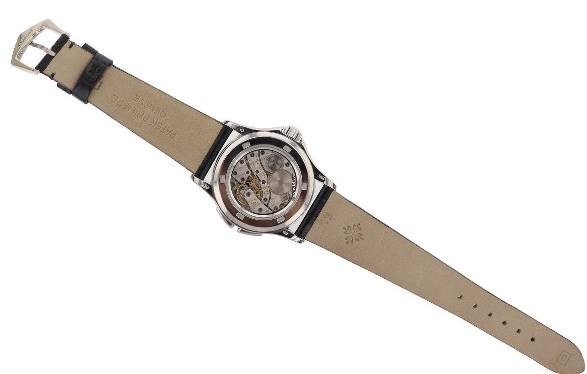 IMG_9081 Patek Philippe Travel Time Mens watch Unisex Manual winding White gold 4934g-001 Replica 4