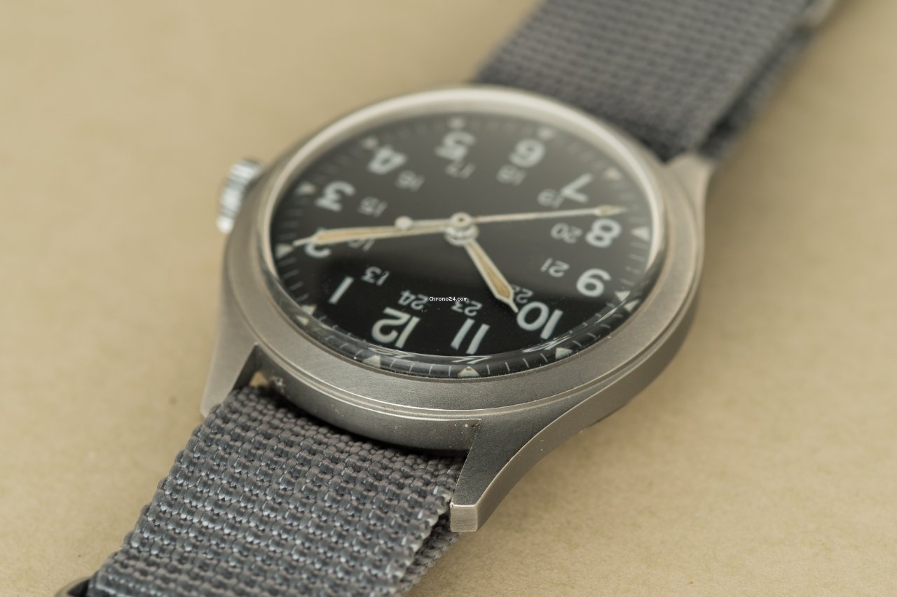 IMG_9081 Hamilton Mens watch Unisex Manual winding Steel MIL-46374A Replica 4