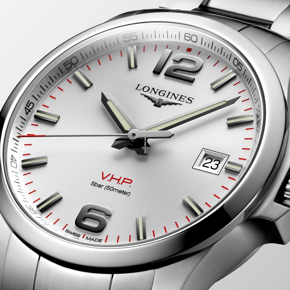 IMG_9081 Longines Conquest Mens watch Unisex Quartz Steel L3.726.4.76.6 Replica 4
