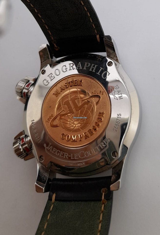 Jaeger-LeCoultre Master Compressor Geographic Mens watch Unisex Automatic Steel 146.8.83 1 Replica 4