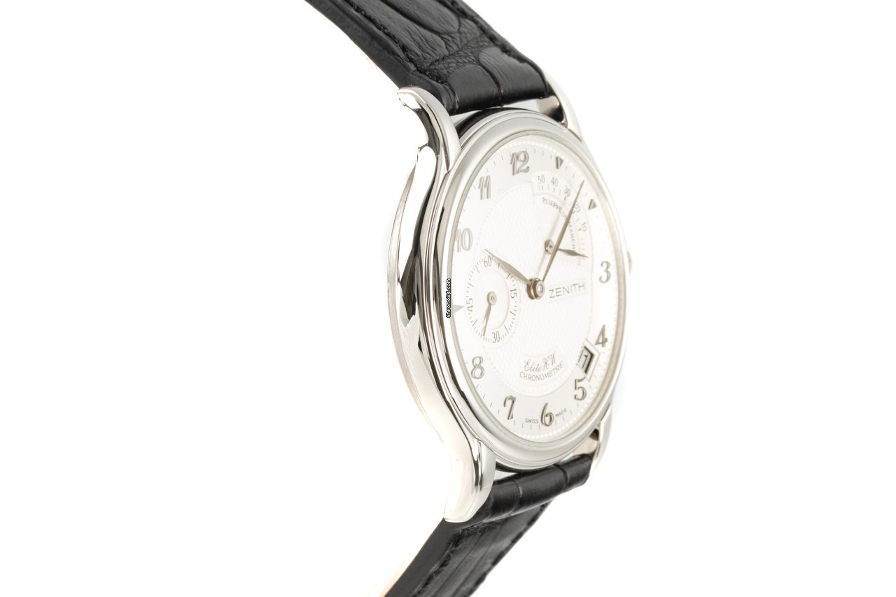 IMG_9081 Zenith Elite Mens watch Unisex Manual winding Platinum 39.0240.655 Replica 4