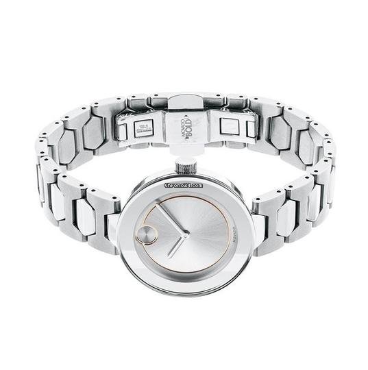 IMG_9081 Movado Bold Womens watch Manual winding Steel 3600381 Replica 4