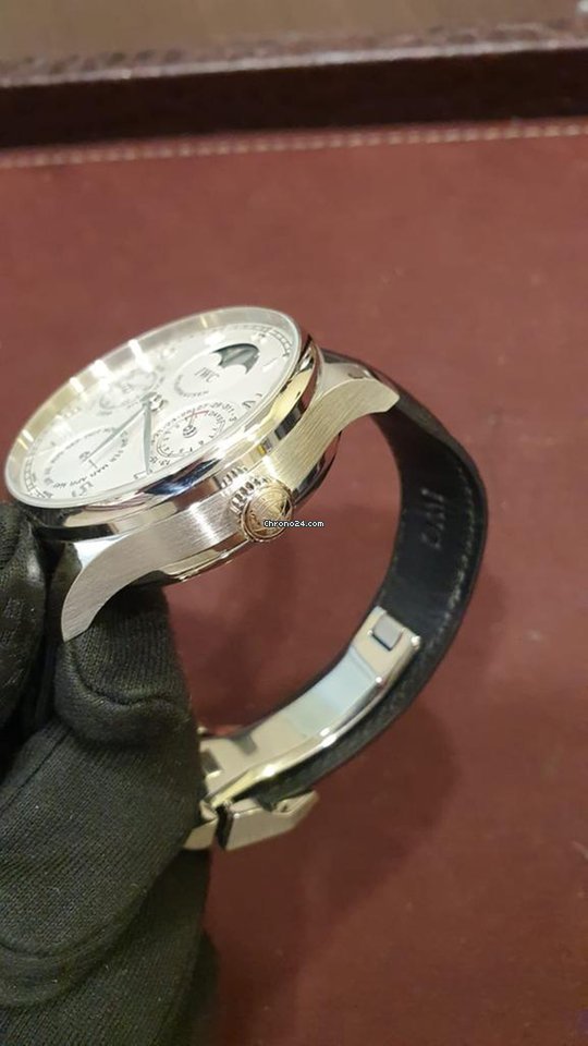 IWC Portuguese Perpetual Calendar Mens watch Unisex Automatic Platinum IW502305 Replica 4