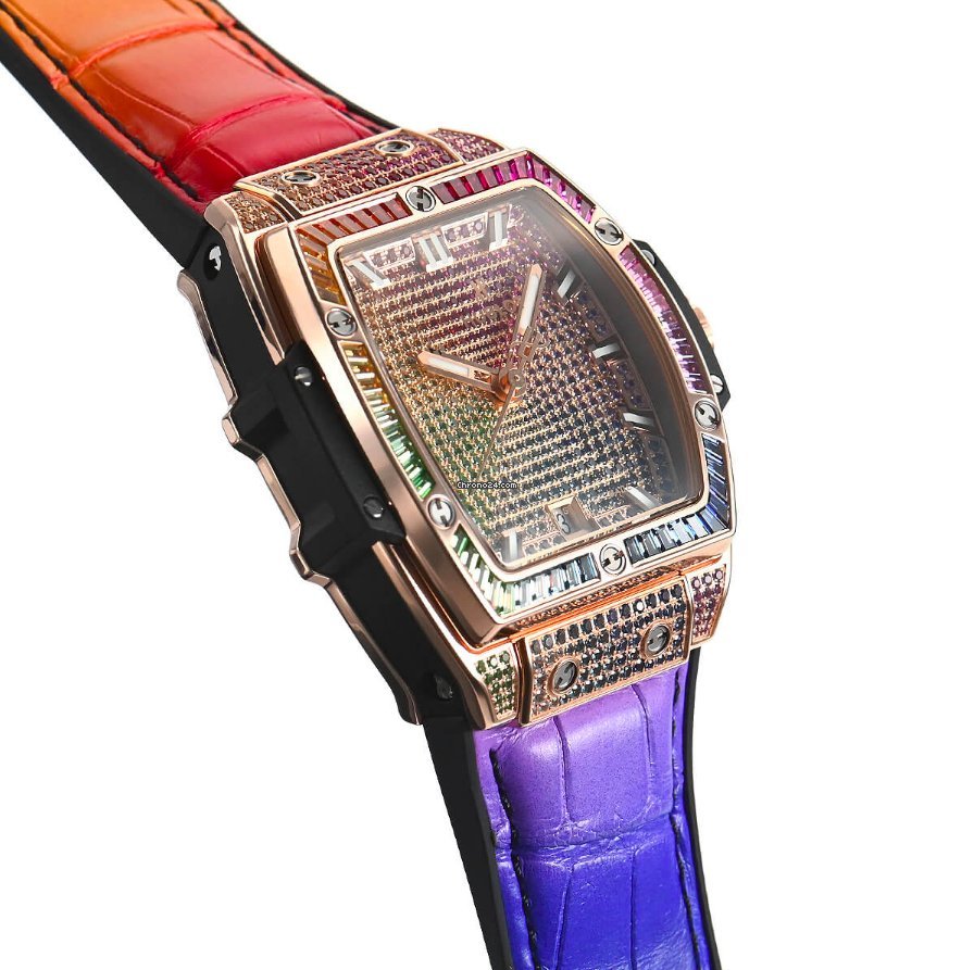 IMG_9081 Hublot Spirit of Big Bang Mens watch Unisex Automatic Rose gold 665.OX.9910.LR.0999 Replica 4