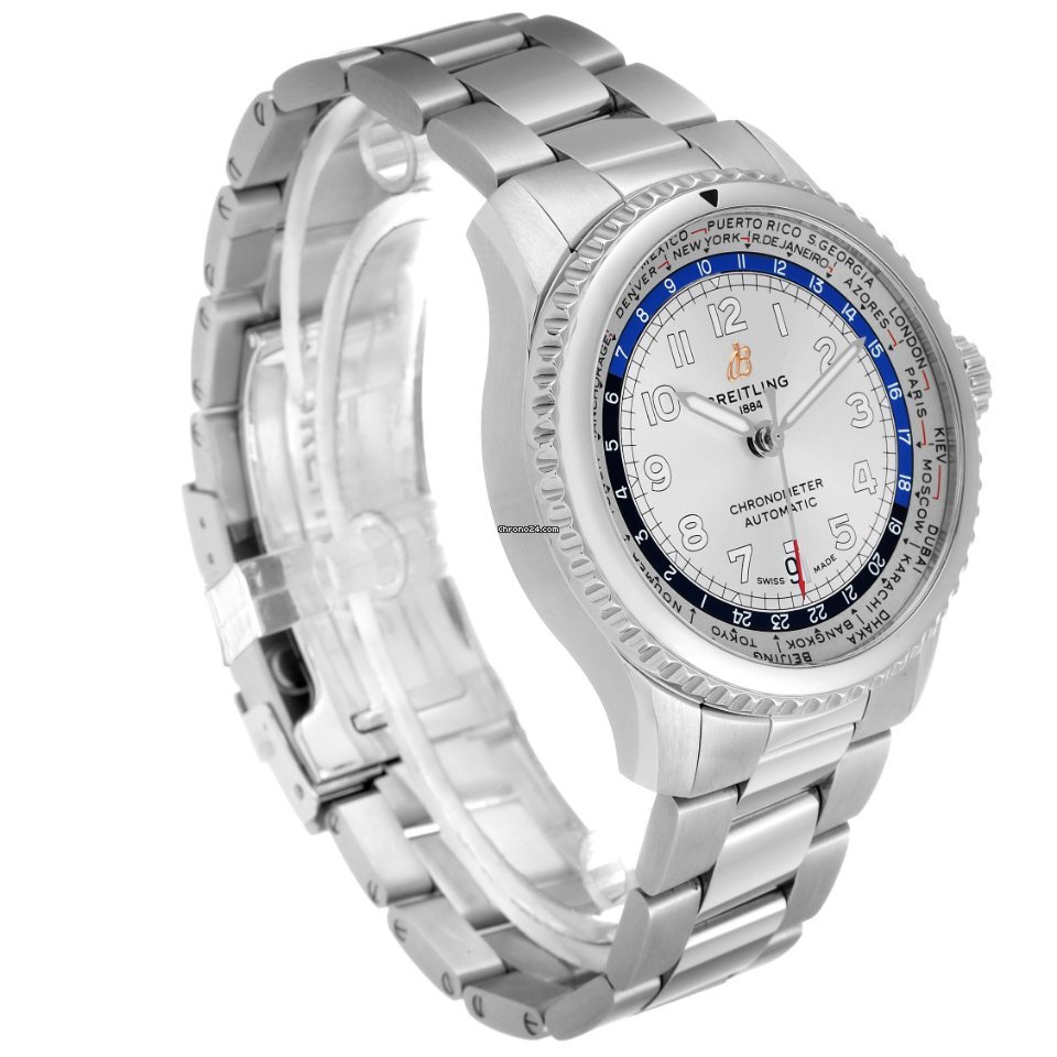 IMG_9081 Breitling Aviator 8 Mens watch Unisex Automatic Steel AB3521U01G1P1 Replica 4