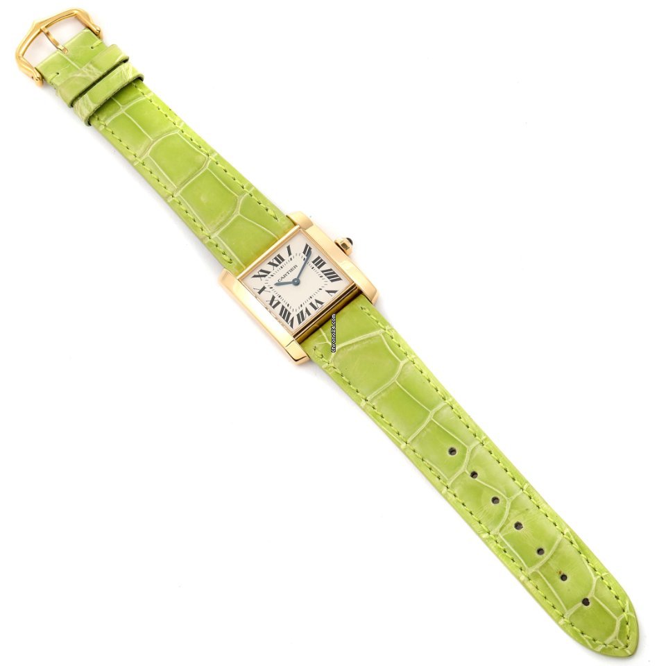 Cartier Tank Francaise Womens watch Quartz Yellow gold W5000356 Replica 4