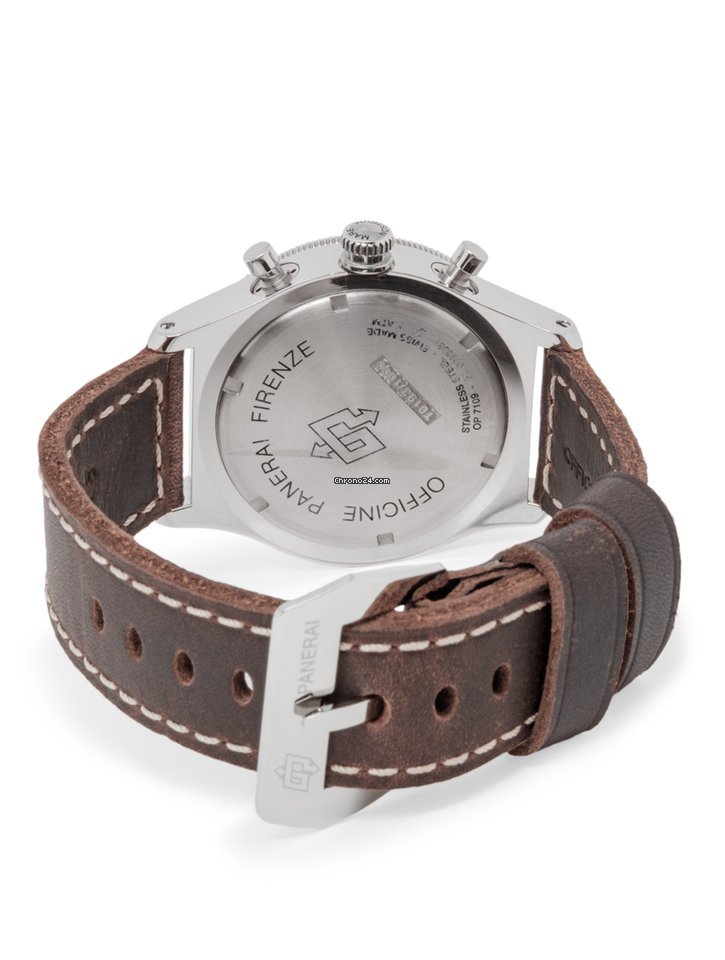 IMG_9081 Panerai Mare Nostrum Mens watch Unisex Manual winding Steel PAM00716 Replica 4