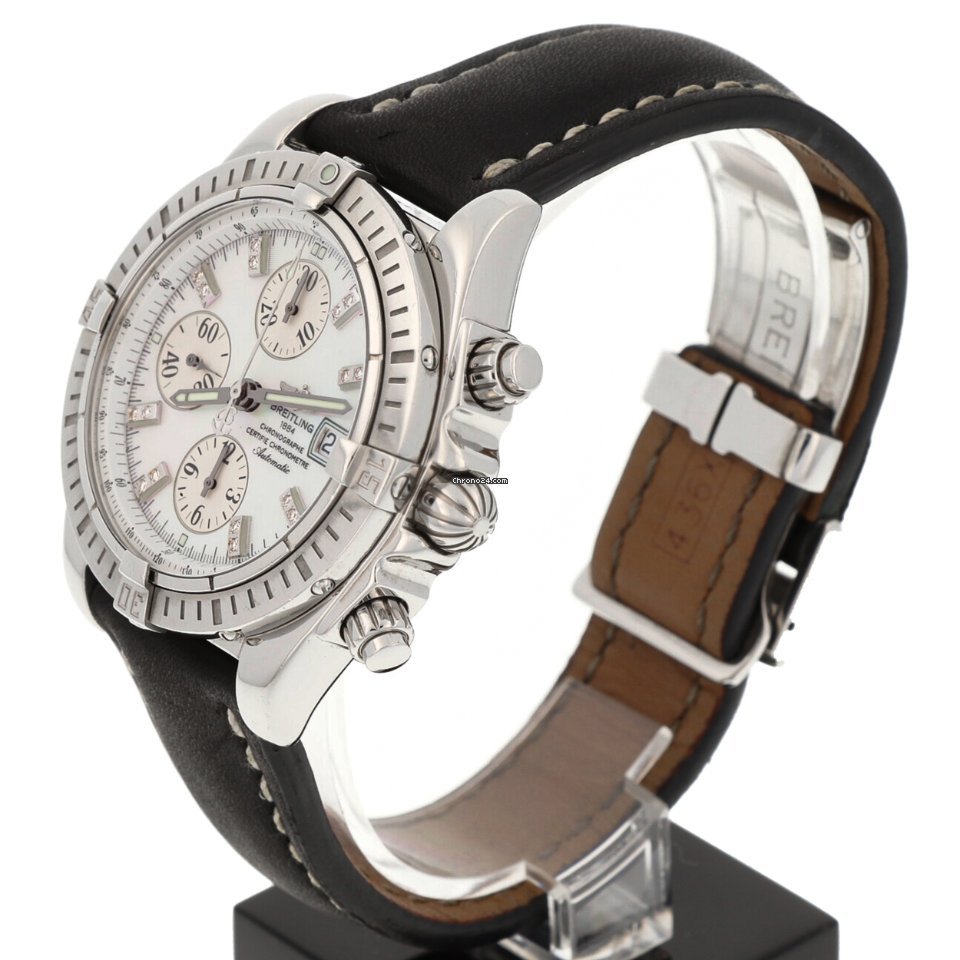 IMG_9081 Breitling Chronomat Evolution Mens watch Unisex Automatic Steel A1335653 Replica 4