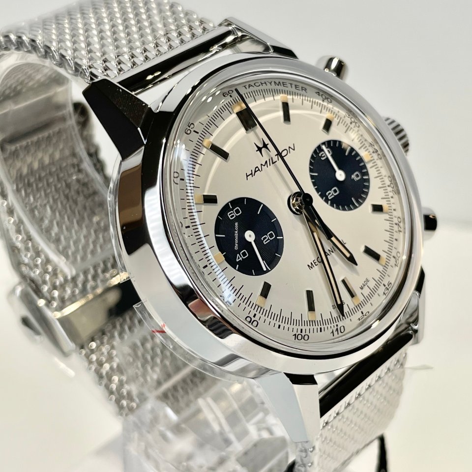 Hamilton Intra-Matic Mens watch Unisex Automatic Steel h38429110 Replica 4