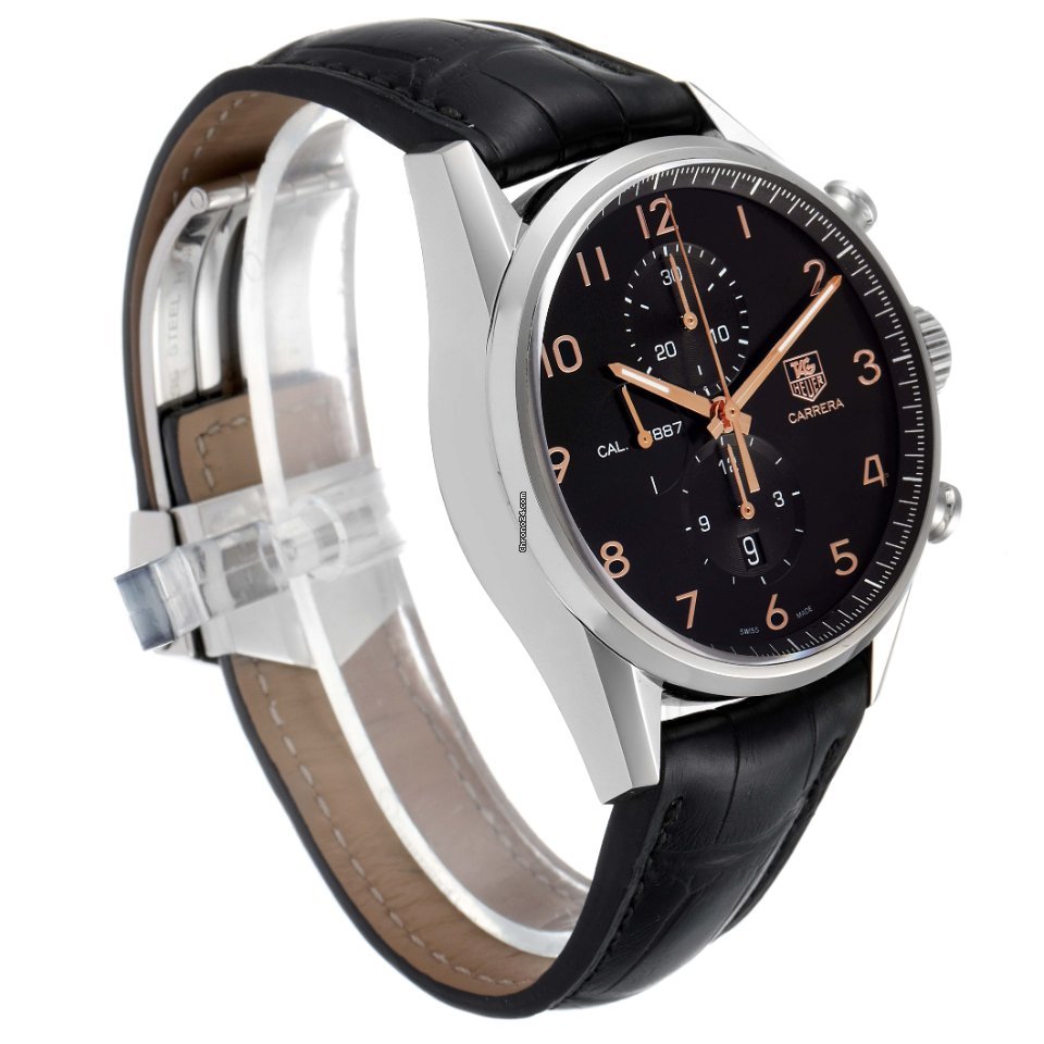 IMG_9081 TAG Heuer Carrera Calibre 1887 Mens watch Unisex Automatic Steel CAR2014.BA0796 Replica 4