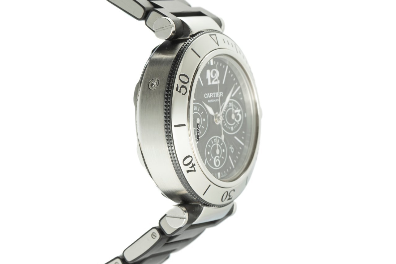 Cartier Pasha Seatimer Mens watch Unisex Automatic Steel 2995 Replica 4