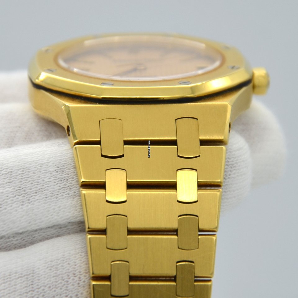 IMG_9081 Audemars Piguet Royal Oak Mens watch Unisex Automatic Yellow gold 4100BA Replica 4