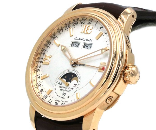 IMG_9081 Blancpain Leman Moonphase Automatic Rose gold 2763 Replica 4