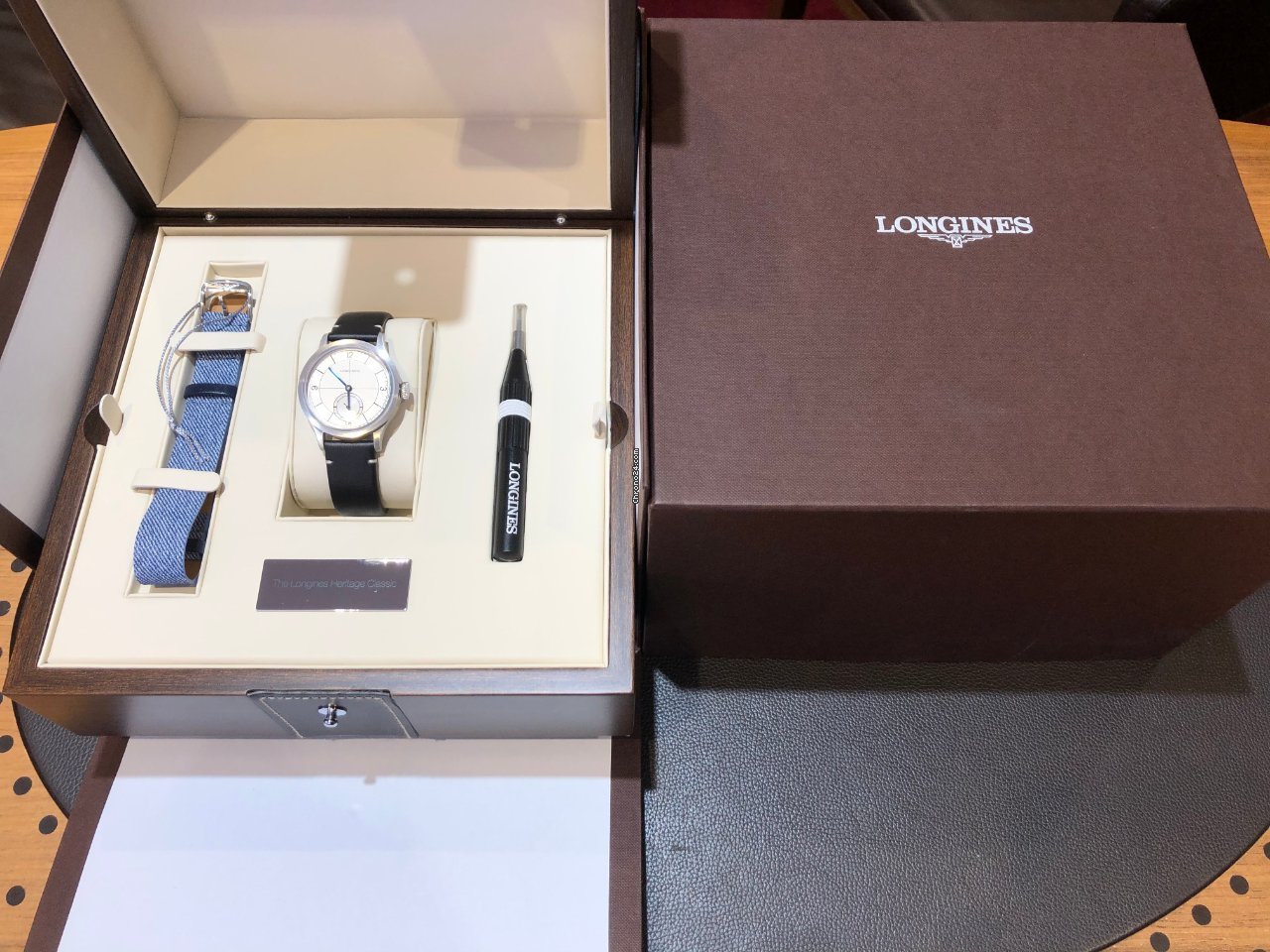 Longines Heritage Mens watch Unisex Automatic Steel L2.828.4.73.0 Replica 4
