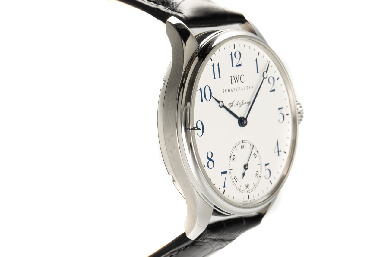 IMG_9081 IWC Portuguese Hand-Wound Mens watch Unisex Manual winding Steel 5442 Replica 4