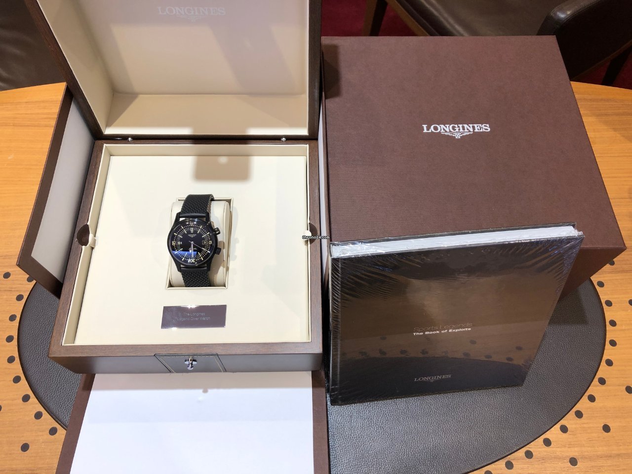 IMG_9081 Longines Legend Diver Mens watch Unisex Automatic Steel L37742509 Replica 4