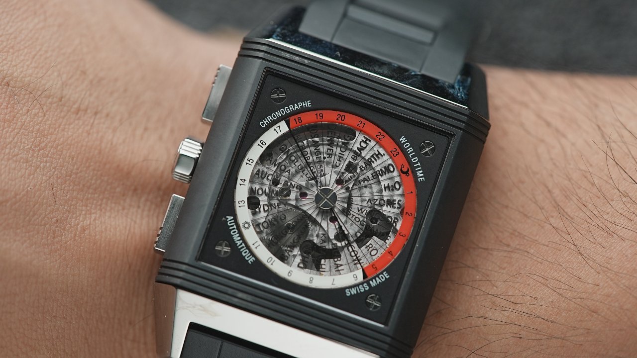 Jaeger-LeCoultre Reverso Squadra World Chronograph Mens watch Unisex Titanium Q702J67P Replica 4