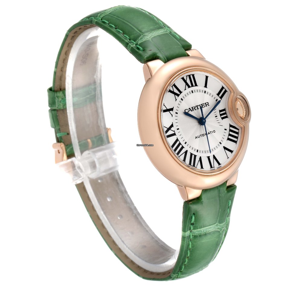 IMG_9081 Cartier Ballon Bleu 33mm Womens watch Automatic Rose gold W6920097 Replica 4