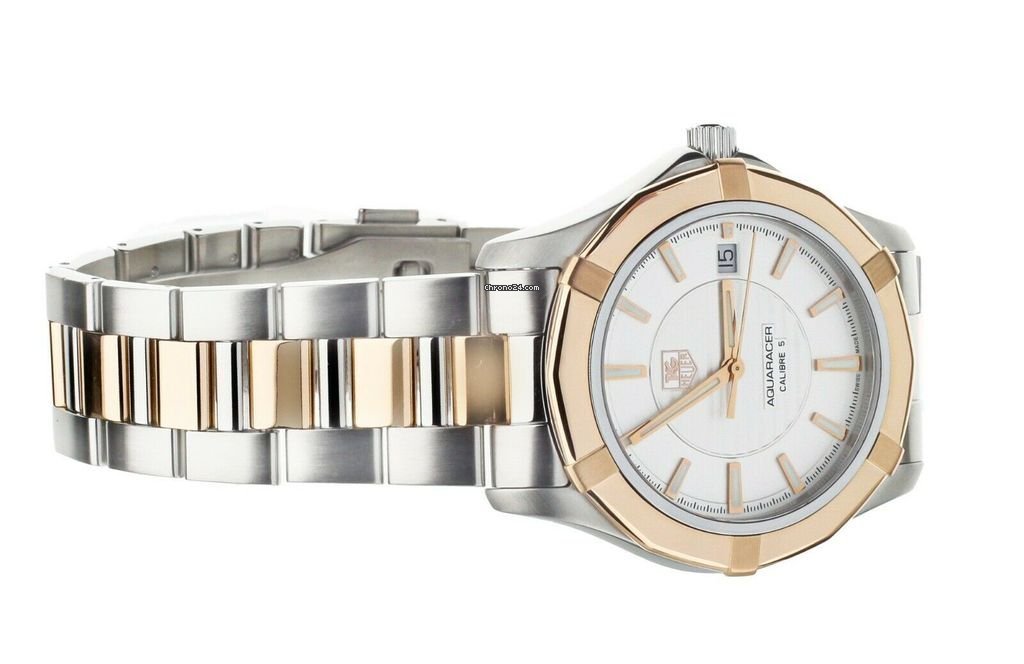 IMG_9081 TAG Heuer Aquaracer Lady Mens watch Unisex Automatic Gold Steel WAP2150 Replica 4