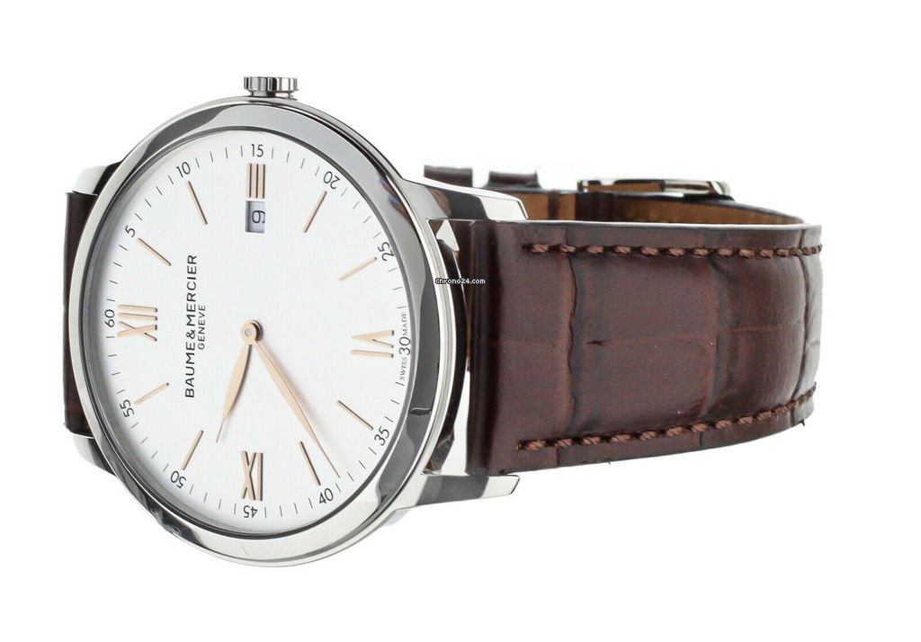 Baume & Mercier Classima Mens watch Unisex Quartz Steel 10266 Replica 4
