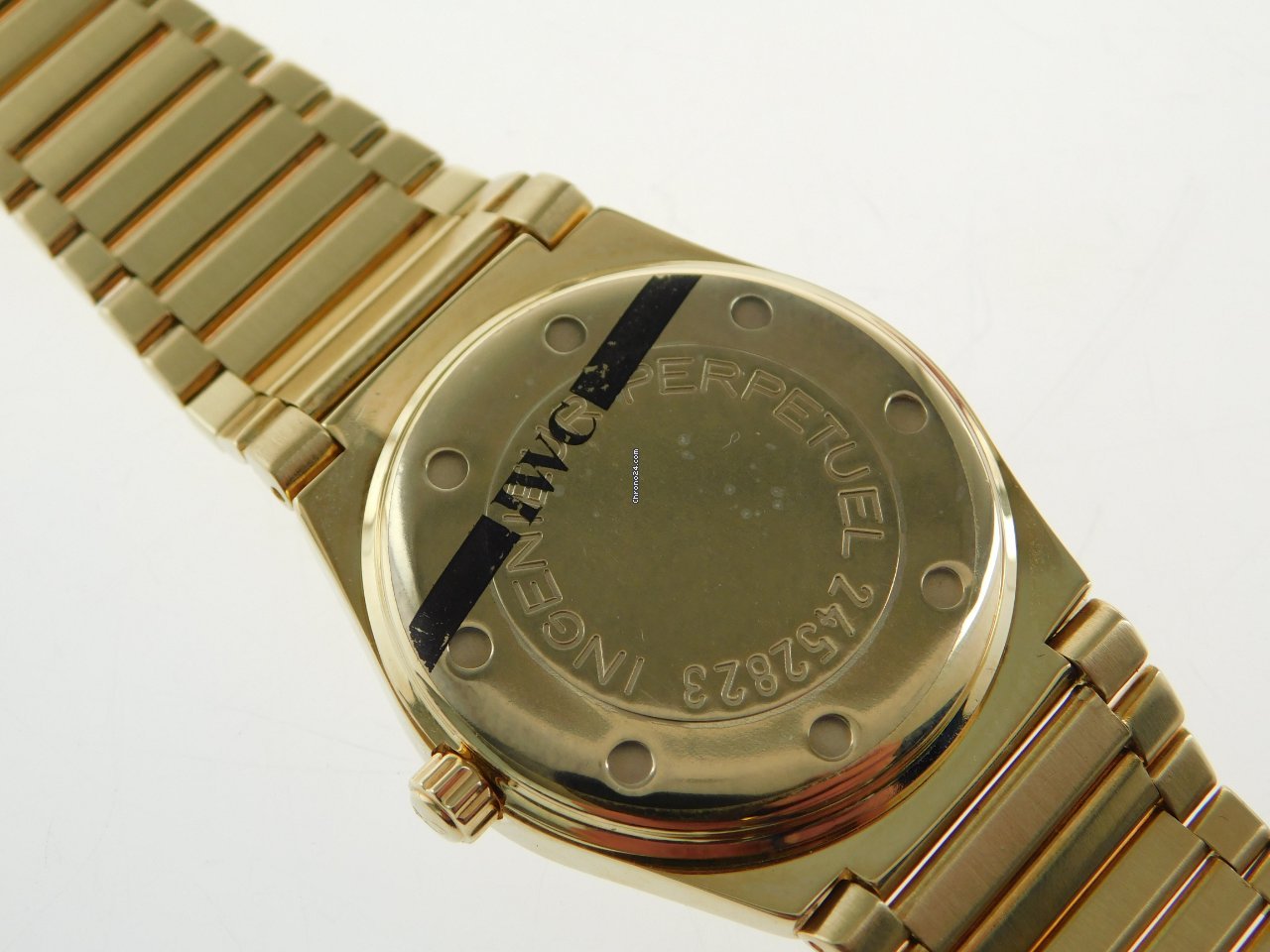 IMG_9081 IWC Ingenieur Mens watch Unisex Automatic Yellow gold 9263 Replica 4