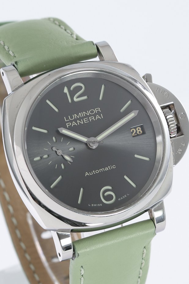IMG_9081 Panerai Luminor Due Mens watch Unisex Automatic Steel PAM 00755 Replica 4