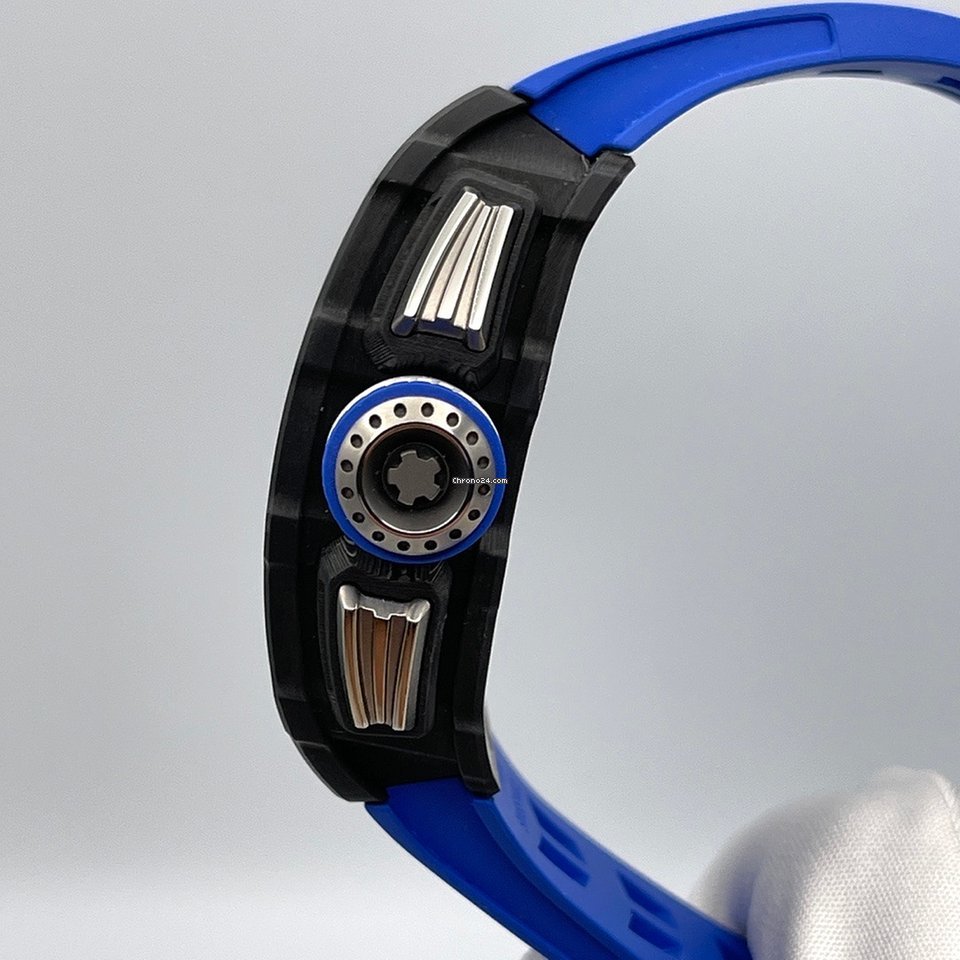 IMG_9081 Richard Mille RM 011 Mens watch Unisex Automatic Carbon Richard Mille RM11-04 Mancini Carbon TPT Replica 4