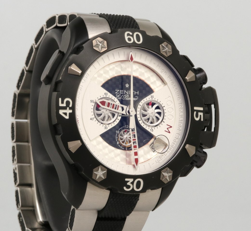 Zenith Defy Mens watch Unisex Automatic Titanium 96.0525.4000 Replica 4