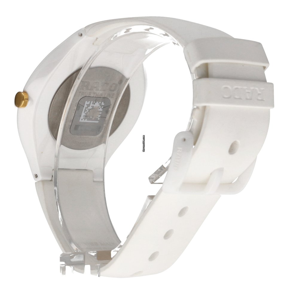 Rado True Thinline Mens watch Unisex Quartz Ceramic R27957109 Replica 4