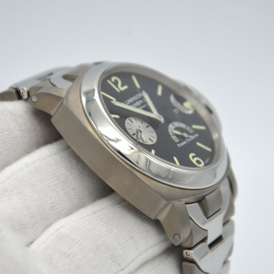 IMG_9081 Panerai Luminor Power Reserve Mens watch Unisex Automatic Titanium PAM 00171 Replica 4