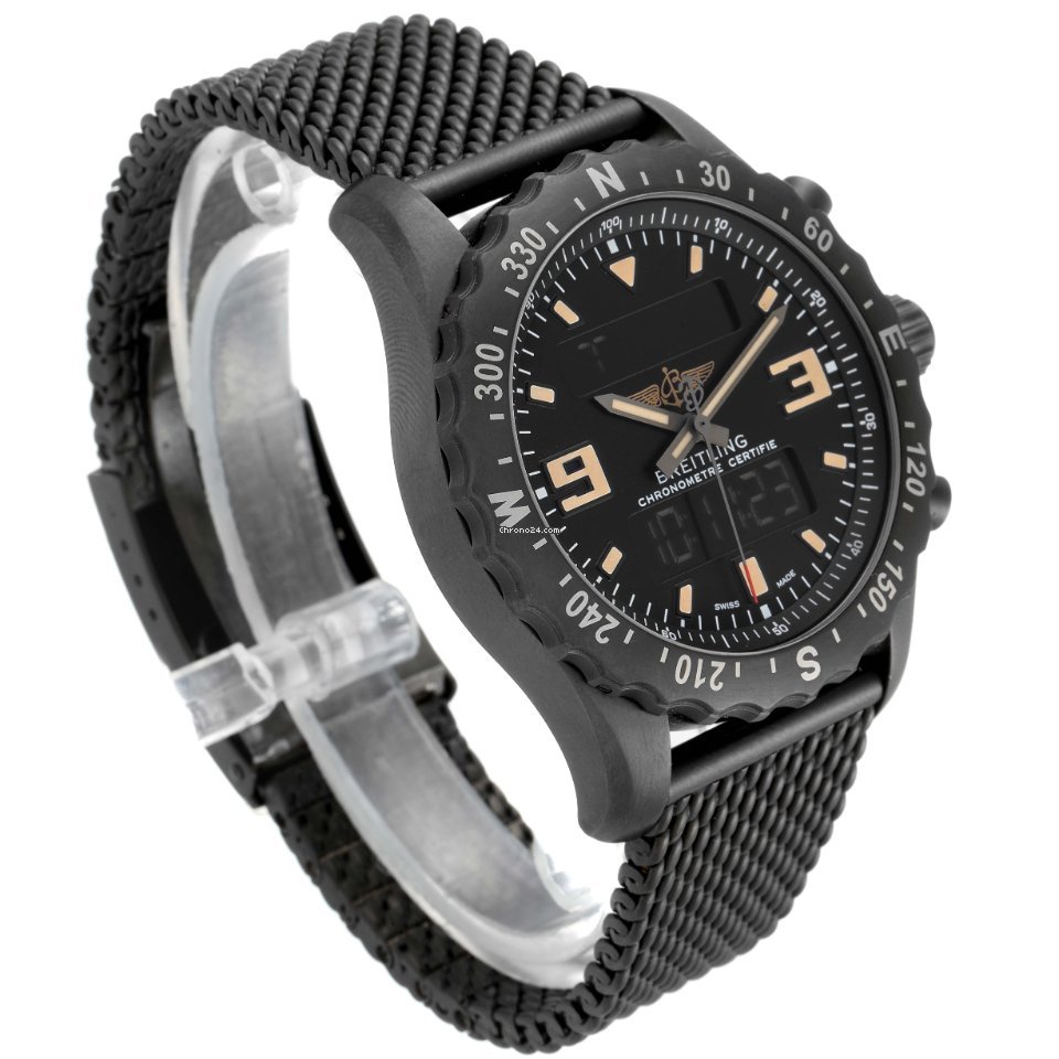 IMG_9081 Breitling Chronospace Military Mens watch Unisex Quartz Steel M78366 Replica 4