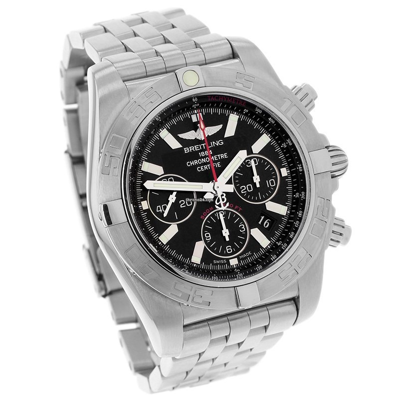 Breitling Chronomat 44 Mens watch Unisex Automatic Steel AB011010 BB08 Replica 4