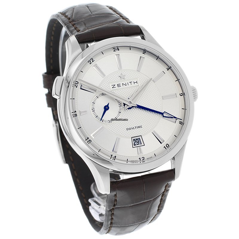 IMG_9081 Zenith Elite Dual Time Mens watch Unisex Automatic Steel 03.2130.682 02.C498 Replica 4