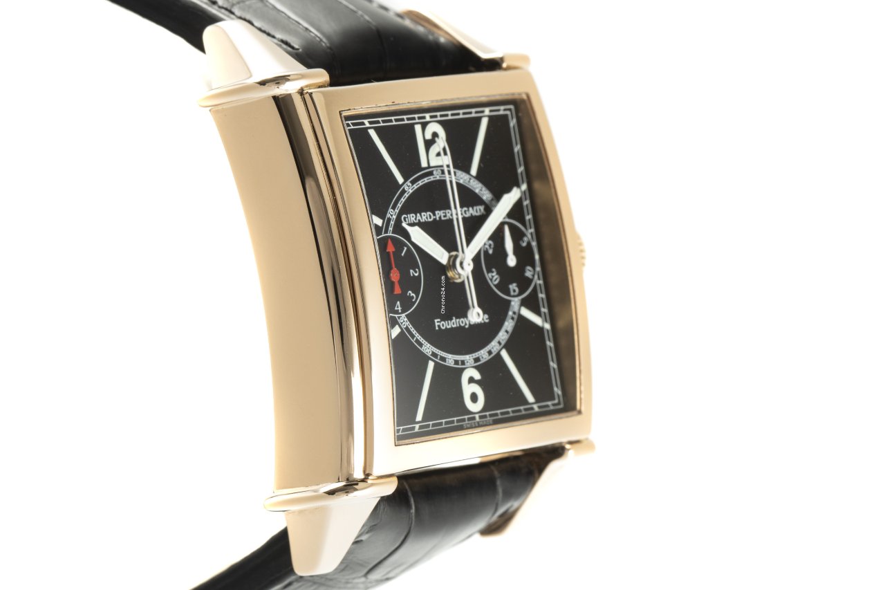 Girard Perregaux Mens watch Unisex Automatic Yellow gold 9021 Replica 4
