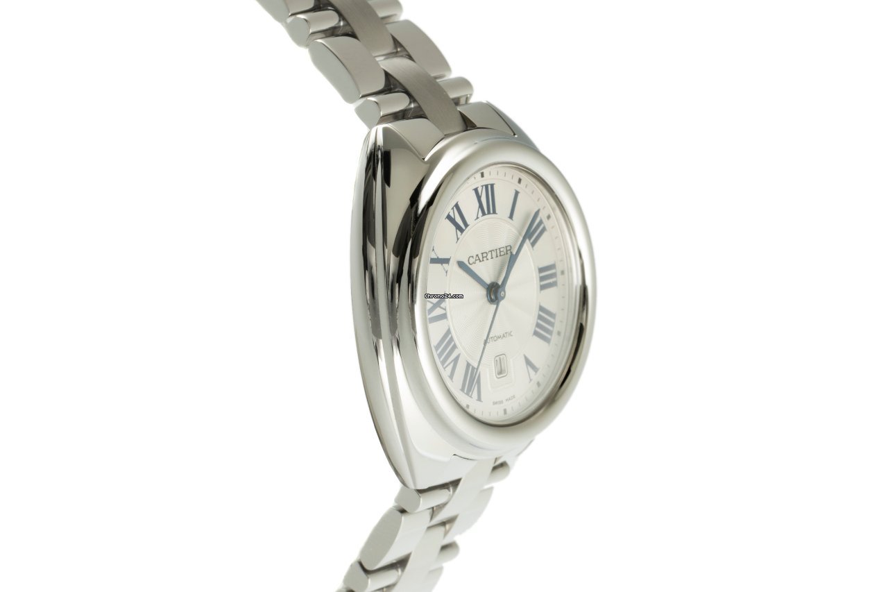 IMG_9081 Cartier Cle de Cartier Womens watch Automatic Steel WSCL0005 Replica 4