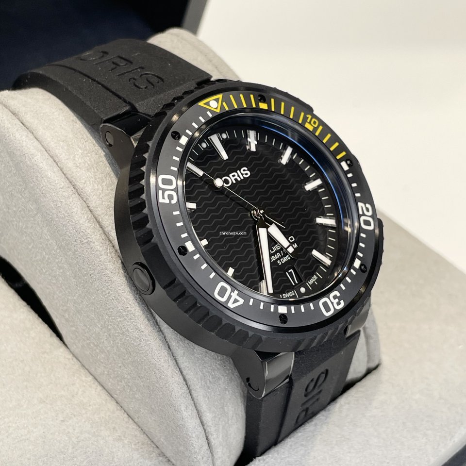 Oris Aquis Date Mens watch Unisex Automatic Titanium 01 400 7767 7754-07 426 64BTEB Replica 4